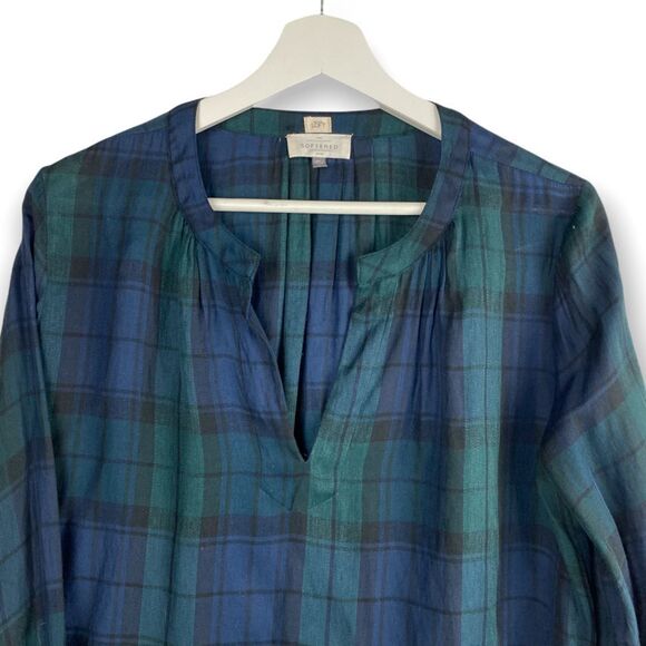 Loft Blackwatch Plaid Softened Shirt - Picture 4 of 8